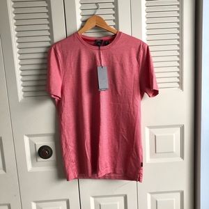 NWT Hugo Boss basic red stripe t shirt size M slim